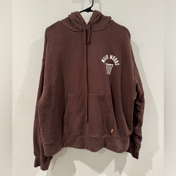 Levi’s Gold Tab Brown Muir Woods Hoodie Pullover Casual Sweatshirt Size Medium - Picture 2 of 16